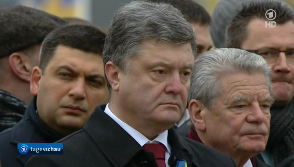 An was gedenkt eigentlich Bundespräsident Gauck auf der Gedenkveranstaltung auf dem Maidan?